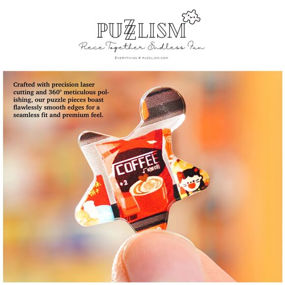 Infinite Snack Vending Machine Irregular Acrylic Puzzle - Picture 3 of 9